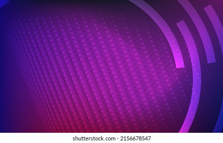 Horizontal template background with light gradient halftone lines, dots and circle for glowing-theme poster, digital business banner, official invitation, data hd page cover and brochure. EPS10 vector