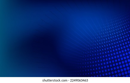 Horizontal template background with light gradient halftone lines, dots and circle for glowing-theme poster, digital business banner, official invitation, hd poverpoint presentation. EPS10 vector