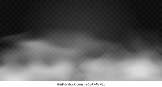 horizontal template with foggy background, billowing smoke or clouds