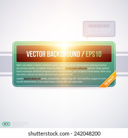 Horizontal text banner/background. EPS10