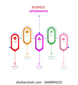 Horizontal timeline infographic 5
Vector illustration for brochure, banner, annual report