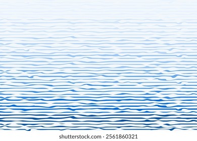 Horizontal tree bark or wooden texture pattern with gradient blue on white. Vector illustration for background and wallpaper.