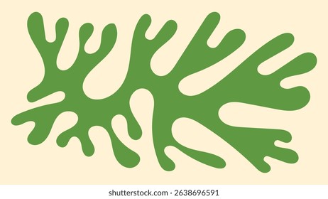 Horizontal vector artwork in hand-drawn linocut style with playful floral motifs, sun shapes, and wavy groovy aesthetics — great for summer-themed prints, banners, and modern surface design