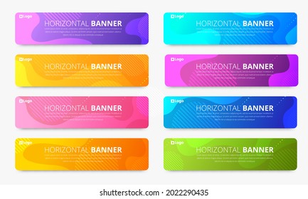 Fondo de color vectorial horizontal con espacio de copia