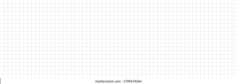 Horizontal vector editable mockup illustration. Grid paper used for notes or decoration. Horizontal.