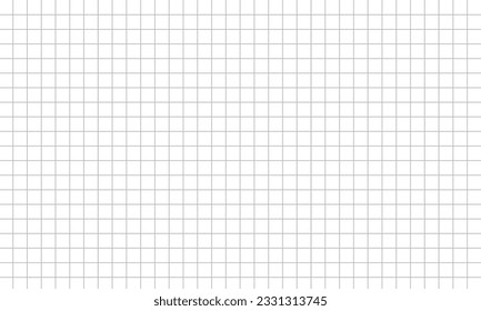 Horizontal vector editable mockup illustration. Grid paper used for notes or decoration.