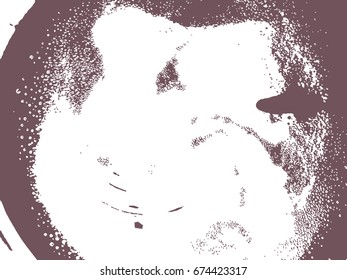 the horizontal vector grunge texture. abstract the stain with the spray. background illustration for design.