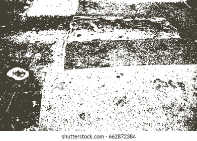 the horizontal vector grunge texture. the old patched asphalt road