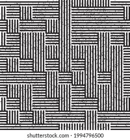 Horizontal and vertical black segments 11455. Seamless vector illustration eps 10.