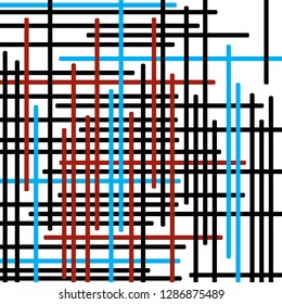 horizontal and vertical colored stripes