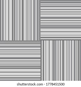 horizontal and vertical gray bands
