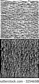 Horizontal and vertical marker lines pattern