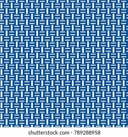 Horizontal and vertical white lines on a blue background
