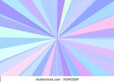 Horizontal vintage background with rays. Retro, pattern, sunbeam, beam. Card circus. Vector illustration.