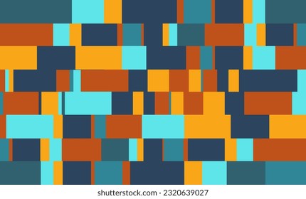 horizontal vintage multi-colored stripes Vector seamless repeating pattern ideal for fabrics , wallpaper and other surfaces
