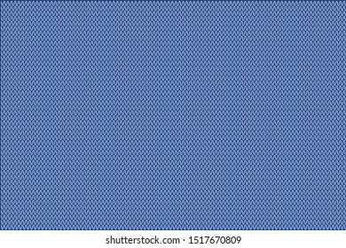 Horizontal violet sinusoids in contact with each other create the appearance of fabric texture.