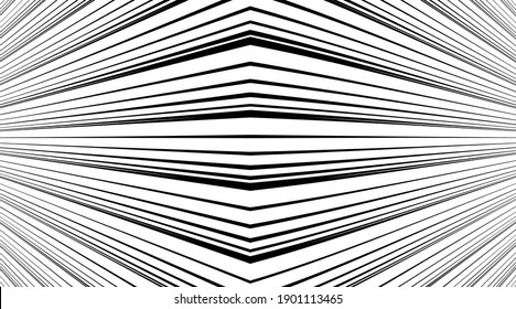 horizontal wavy lines, vector halftone monochrome background, dynamic geometric shape, isolated on white