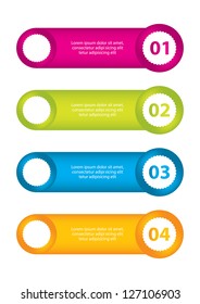 horizontal web banner with special design