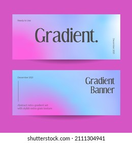 Horizontale Web-Banner-Vorlage Retrogradienten bunten abstrakten unscharfen