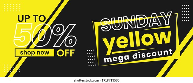 Banner web horizontal, plantilla vectorial, con espacio para la imagen, plantilla de banner.