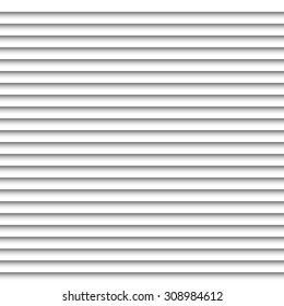 Horizontal white blinds design background, window backdrop