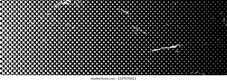 Diseño retro de triángulo blanco horizontal para el patrón y el fondo  