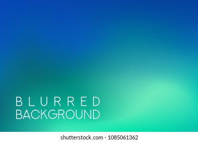 horizontal wide blue green sea blurred background. Sunset and sunrise sea blurred background.