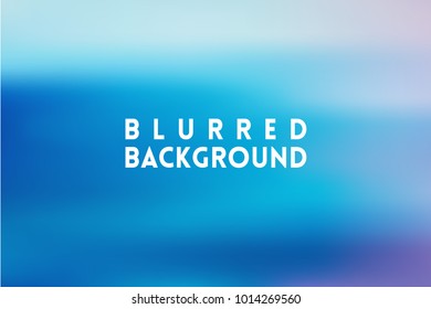 horizontal wide blue sky blurred background. Sunset and sunrise sea blurred background.