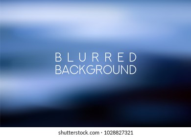 horizontal wide blue sky blurred background. Sunset and sunrise sea blurred background.