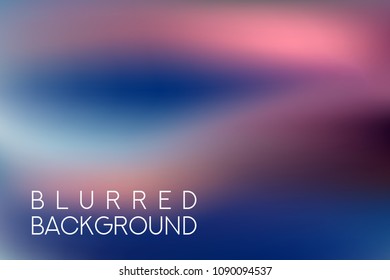 horizontal wide blue sky blurred background. Sunset and sunrise sea blurred background.