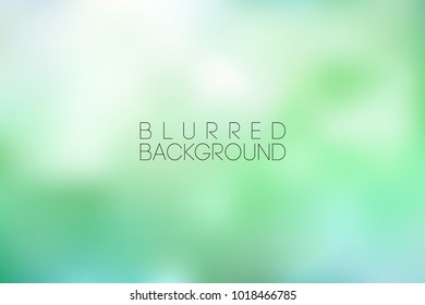 horizontal wide green blurred background. Sunset and sunrise sea blurred background
