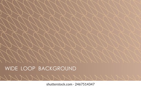 Fondo abstracto de bucles anchos Horizontales con líneas finas beige, cubierta, presentación del sitio en formato HD. Diseño de Plantilla de UI para el Diseño web de productos de Internet. Anuncio de Vector