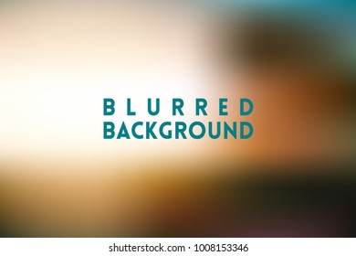 horizontal wide multicolored blurred background. Sunset and sunrise sea blurred background.