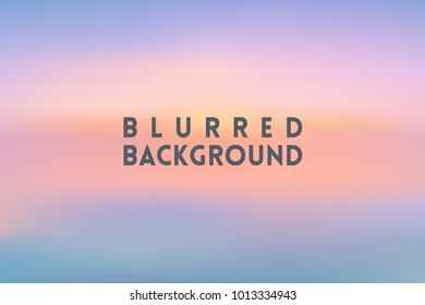 horizontal wide multicolored blurred background. Sunset and sunrise sea blurred background.