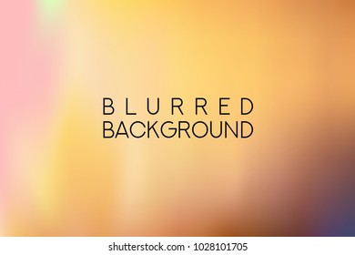 horizontal wide multicolored blurred background. Sunset and sunrise sea blurred background.