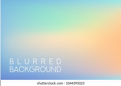 horizontal wide multicolored blurred background. Sunset and sunrise sea blurred background.