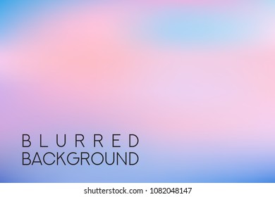 horizontal wide multicolored blurred background. Sunset and sunrise sea blurred background.