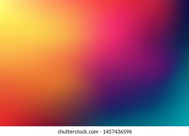 horizontal wide multicolored blurred background. Sunset and sunrise sea blurred background.