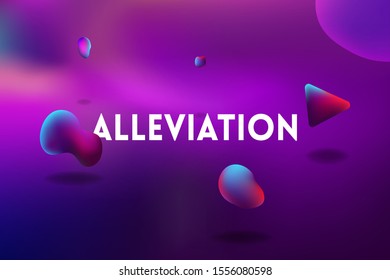 horizontal wide multicolored blurred background. Sunset and sunrise sea neon colors With motivating quote, blurred background vector.