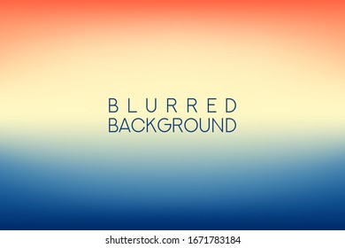 fondo borroso multicolor ancho horizontal. Colores de neón azul marino difuminado vector de fondo.