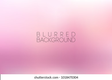 horizontal wide pink blurred background. Sunset and sunrise sea blurred background.
