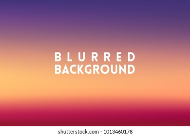 horizontal wide sunset blurred background. Sunset and sunrise sea blurred background.