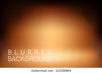 horizontal wide yellow red blurred background - sunset colors With quote - honey color