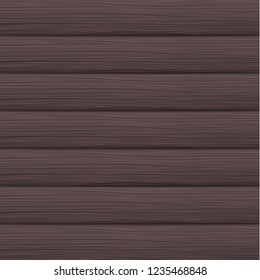 Horizontal wood texture. Vector illustration