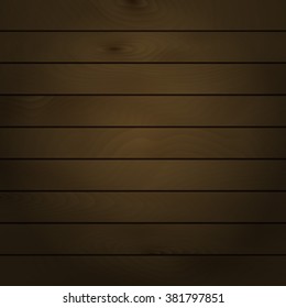 Horizontal wooden planks vector background. Eps10.