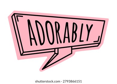 Horizontal word balloon 