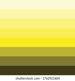 Horizontal yellow shades stripes vector background