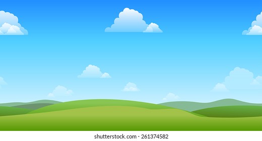 Horizontally seamless game background