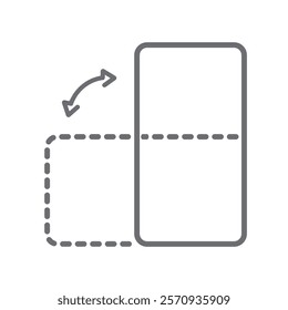 Horizontally and vertically placed mounting object