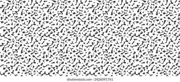 Horizontally And Vertically Seamless Abstract Vector Amorphous Pattern Illustration Isolated On A White Background. 